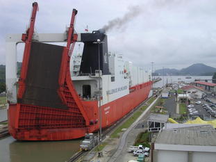 Panamakanalen. Foto.