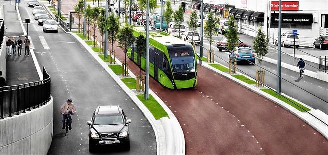 Bussvei 2020 er et sentralt satsingsområde i byvekstavtalen for Nord-Jæren. Illustrasjon: Rogaland fylkeskommune.